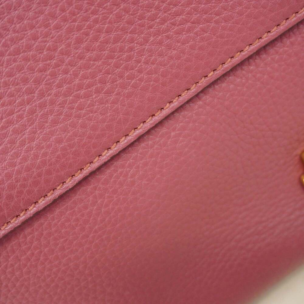 GUCCI Pink Leather GG Marmont Shoulder Bag - Picture 11 of 12